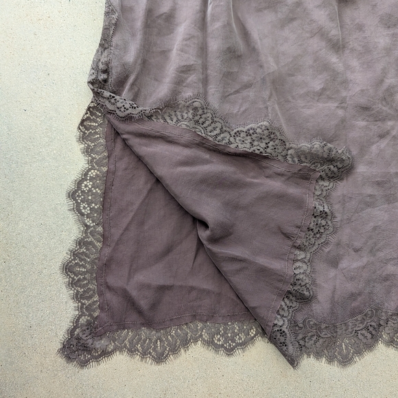 Elegant Lace Trimmed Slip Dress - Picture 4 of 6